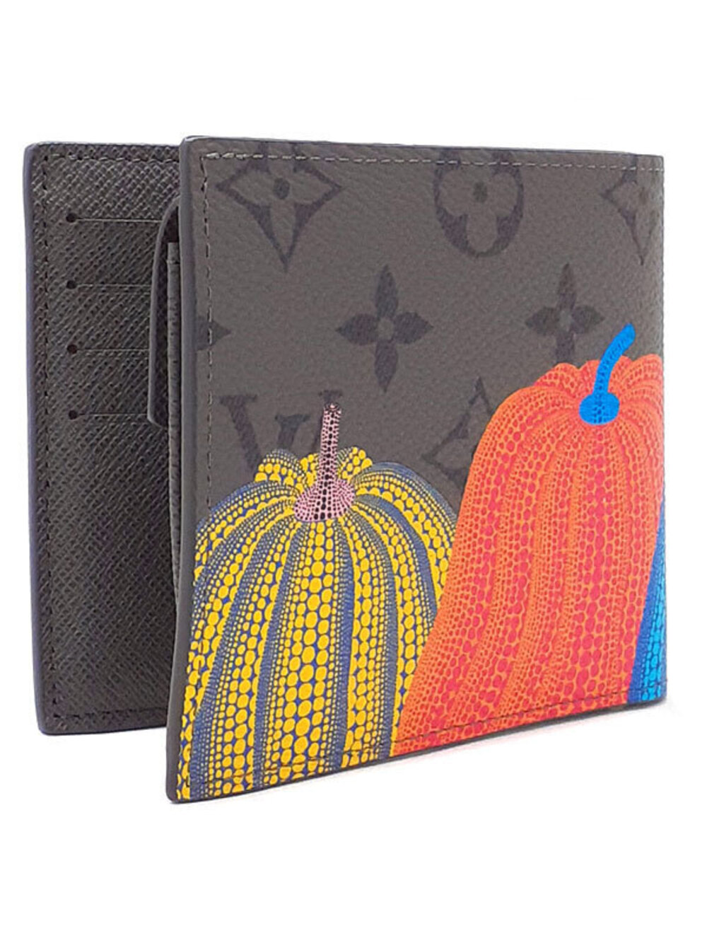 Louis Vuitton Black Monogram Reverse LV Portefeuille fold YK Marco Eclipse Bi